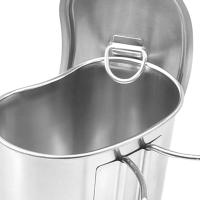 Camping Pot Stainless Steel with Lid Steaming Pot for Hiking Backpacking BBQ