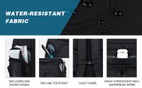 Mochila para Portátil de Viaje 17,3 Pulgadas Impermeable Antirrobo con Bolsillos RFID y Puerto de Carga USB para Ordenador/Computadora para Universidad/Negocios - details 2