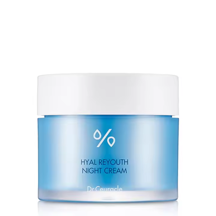 Dr. Ceuracle Hyal Reyouth Night Cream - Crema hidratante facial nocturna coreana para el cuidado de la piel, hidratante, contiene hialurónico - 1