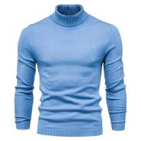 Suéter grueso de cuello alto de invierno para hombres, suéter casual de cuello alto de color sólido, cálido y cómodo, jersey de cuello alto para hombres - details 20