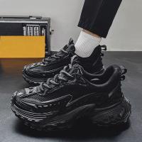 Shoufeistore 2025 Zapatos Populares De Los Hombres Zapatos De Malla De Verano Zapatos Deportivos De Los Hombres Casual Pequeño Blanco Antideslizante Suela Gruesa Aumentando Papá Zapatos De Moda - details 2