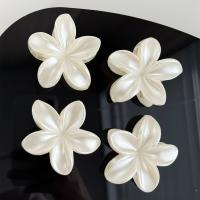 2/4Pcs Clip Para El Cabello De Flor Beige Para Mujer Estilo Bohemio Accesorios De Playa Moda Casual Pinza Para Cabello De Tiburón - details 3