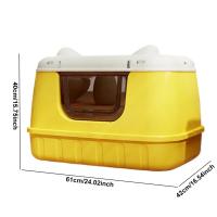 Caja de Arena para Gatos Grande Cama de Literia Antideslizante con Mango Ideal para Razas Grandes - details 10
