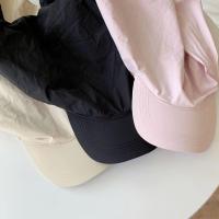 Pañuelo para la cabeza de Color sólido, gorra de béisbol Jennie del mismo estilo, protector solar de estilo coreano, sombreros de playa, gorra de béisbol, gorra con visera - details 0