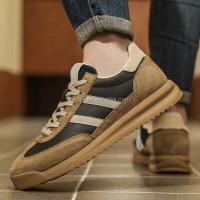 Nuevo vestido de negocios de cuero de alta calidad con cordones, zapatos deportivos informales para hombre, 2025 - details 1
