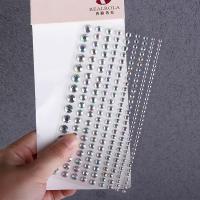 Pegatinas de joyas para el cabello, tatuaje temporal, tira larga de diamantes de imitación, adhesivo para la cara, decoración de diamantes de imitación para el cabello - details 6