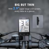 GPS Computadora para Bicicleta Velocímetro y odómetro para Bicicleta Ant + Computadora para Ciclismo inalámbrica Bluetooth con aplicación Pantalla LCD de 2,9 Pulgadas con retroiluminación - details 3