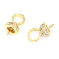 Colgante de Abalorio de Cuentas de Medio Agujero de Oro 18K Material de Metal de China - details 59