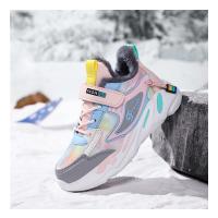 Zapatillas de deporte cálidas para niños, zapatos antideslizantes de cuero para niños, zapatos casuales para caminar, zapatos deportivos para correr, zapatos de algodón para niños, Invierno - details 21
