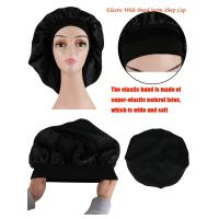 Gorro de Seda Satinada Tocado de Dormir para Mujeres Paño de Cuidado del Cabello de Satén Suave - details 1