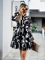 Vestido midi casual estilo coreano de moda 2025 para mujer con manga larga - details 2