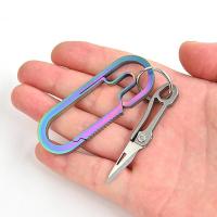 Mini cuchillo plegable TC4 de aleación de titanio Portátil, cuchillo colgante, desembalaje express, cuchillo de bolsillo, herramienta EDC para regalo - details 30
