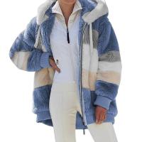 Chaqueta para mujer 2024 nuevo Otoño Invierno cálido bolsillo de felpa ropa informal con capucha abrigo suelto para mujer - details 21