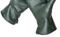 Guantes de piel de oveja para mujer, manoplas cortas de terciopelo fino para pantalla táctil, de cuero, de buena calidad, para invierno, 2226 - details 213
