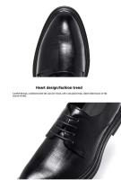 Zapatos de vestir para hombre de alta calidad, estilo informal de oficina de negocios, suaves y cómodos, Oxford formal de cuero de fibra ultrafina - details 3