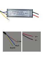 Transformadores de Iluminación LED Driver Impermeables Fuente de Alimentación de Voltaje Constante 10w-50w Certificado CE - details 1