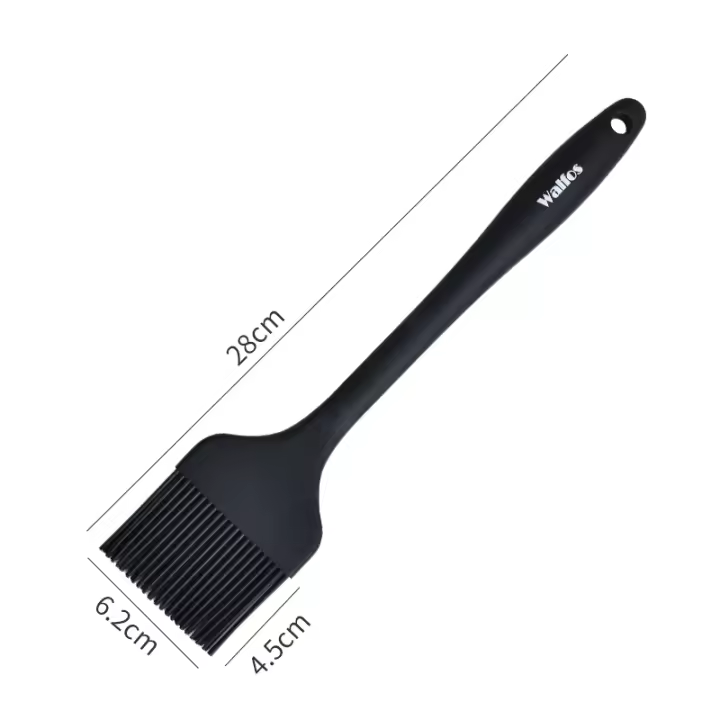 Walfos-cepillo de aceite para el hogar, de silicona de grado alimenticio, resistente a altas temperaturas, para barbacoa, condimentos, pan frito, cocina Cepillo de aceite de silicona Pincel Cocina Cepillo de aceite de silicona - 1