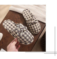 Zapatillas antideslizantes para parejas, hogar, cuatro estaciones, granulado, otoño e invierno, interior, suela de tela de fondo suave, suelo de madera silencioso - details 18