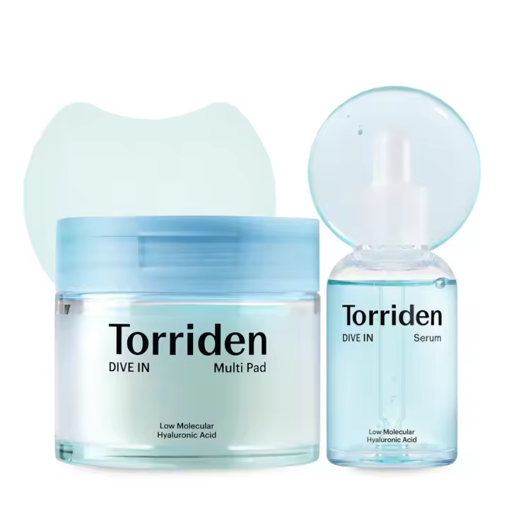 Suero Torriden 1.69 fl.oz. + DIVE IN Toner Pad (80 pads) Calmante e Hidratante Instantáneo |   Cuidado de la piel coreano - 1