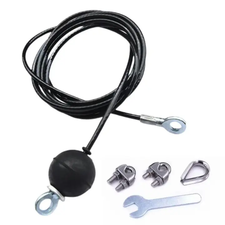 Cable de repuesto ajustable para máquina de Fitness, cuerda de alambre de acero para gimnasio de alta resistencia, rodamiento de carga alta, Cable de polea de 1,4/1,8/2/2, 5M - 1