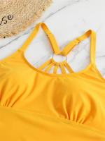 Bikini de dos piezas para mujer, traje de baño Sexy, Bóxer, conjunto de Tankini, ropa de playa - details 5
