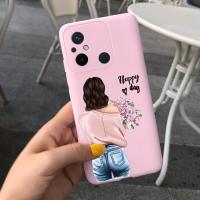 Funda de teléfono a prueba de golpes para Xiaomi Redmi 12c, carcasa suave de TPU para Redmi 12c Redmi12c, bolsa trasera hermosa para niña, mariposa y flor - details 3