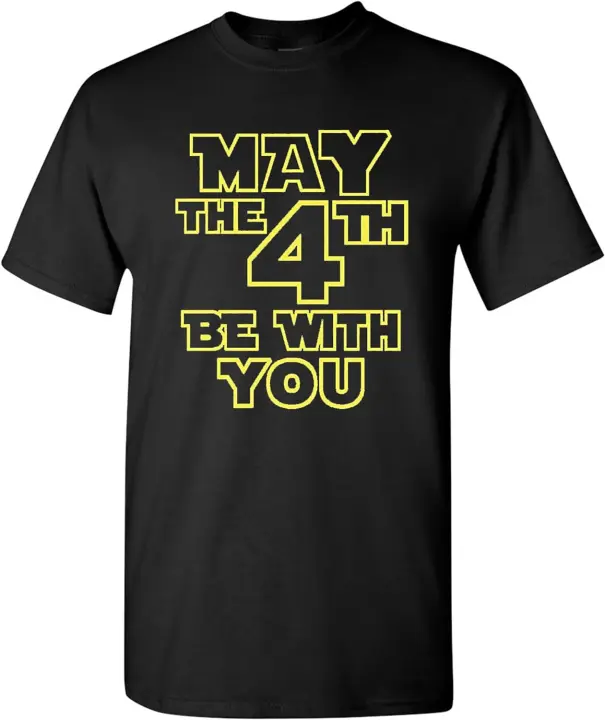 Camiseta divertida de May Be with You The 4th para adultos, camiseta - 1