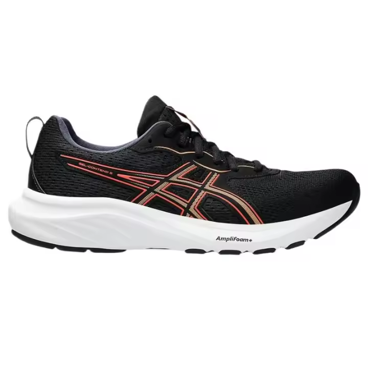 ZAPATOS DE RUNNING LETEN GEL-CONTEND 9 MULHERES EN NEGRO/CORAL REEF - 1