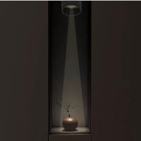 Focos de techo de haz estrecho Industrial, luz de punto de Pin de montaje en superficie de 3W y 5W, 8 °, 15 °, 24 °, para museo de joyas, luz de imagen Gallary - details 7