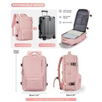 Mochila para maleta de cabina Ryanair para mujer, equipo de mano impermeable con USB - details 23