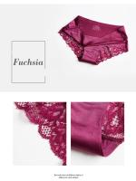 Conjunto de bragas caladas sin costuras para mujer, ropa interior cómoda de encaje, bragas deportivas de tiro bajo, lencería suave para mujer, 3 uds./lote - details 10