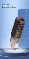 Leten Pellet Bump Sleeve productos de silicona para hombres, juguetes sexuales eróticos de retraso de espesamiento abierto, masturbador Anal hueco Gay Bdsm - details 1