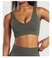 Sujetador deportivo sin costuras para mujer, ropa interior de licra, elástica, transpirable, mejora el pecho, para el día a día, novedad - details 25
