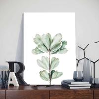 Cuadros de Pared Nórdicos de Agua Colorida en Lienzo con Marcos y Hojas de Planta Sage Verde 3pcs Decoración Moderna para Habitación Arte de Pared con Imágenes de DHROOM Material de Lienzo Sin Marco - details 15