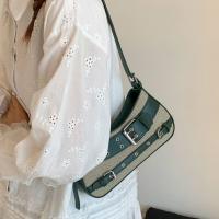 Bolso de mano a la moda Y2K, bolso para axila con remaches, bolso de hombro para chica picante, bolso cruzado Retro con hebilla de cinturón para niñas - details 13