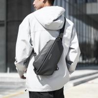 Bolso cruzado multifuncional Simple para hombre, bolso de hombro impermeable de gran capacidad, monedero, riñonera, Unisex - details 11