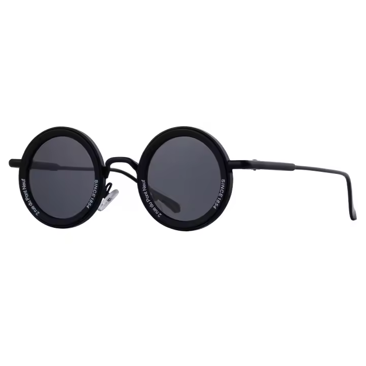 Gafas de sol redondas nuevas 2025 para hombre, gafas de sol retro especiales con protección solar para hombre - 1
