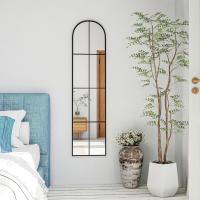 Espejo Decorativo de Pared 60x91 cm Espejo de Ventana de Metal para Salón Dormitorio Entrada Estilo Moderno Negro - details 23