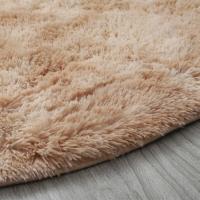 Alfombra peluda redonda pequeña con estampado de teñido anudado, tapete colorido antideslizante para sala de estar y dormitorio, alfombrilla suave para el suelo de invierno, 40/60cm - details 17