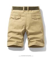 Pantalones Cortos de Verano para Hombre Bermudas Holgadas de Lujo, Color Caqui, Algodón 2023, Cargo Casual de Alta Calidad - details 4