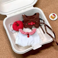 Pastel de frutas, ropa de muñeca de algodón de 10cm, traje súper bonito, ropa para muñeca de 10cm, conjunto de ropa para vestir de muñeca de arándanos encantadores - details 3