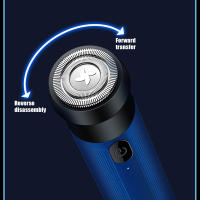 Maquinilla de afeitar recargable para coche, afeitadora rotativa húmeda y seca inalámbrica para el hogar, afeitadora de barba - details 4