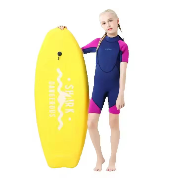 Traje de buceo de neopreno de 2mm de Vofiw para niños, traje de baño cálido de una pieza a prueba de frío, traje de baño para niña, surf, natación, traje de neopreno corto - 1