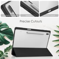 Funda de cuero para tableta Samsung Galaxy Tab S6 Lite 10,4 2020/2022, cubierta protectora ultrafina de tres pliegues para Tab S7/S8 de 11 pulgadas - details 0