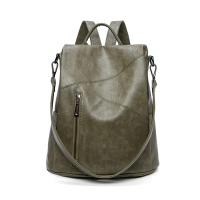Mochila De piel auténtica para mujer, bolso de hombro de piel de vaca con retales, antirrobo, para viaje, universidad, 2023 - details 3