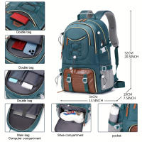 Mochila con gran capacidad para acampar deportes, adecuada para hombres y mujeres con compartimento para computadora portátil de 17 pulgadas - details 0