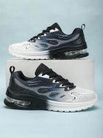 Zapatillas de correr transpirables con cordones para mujer, zapatillas atléticas con cojín de aire, zapatos de entrenamiento deportivos ligeros de malla para exteriores - details 2