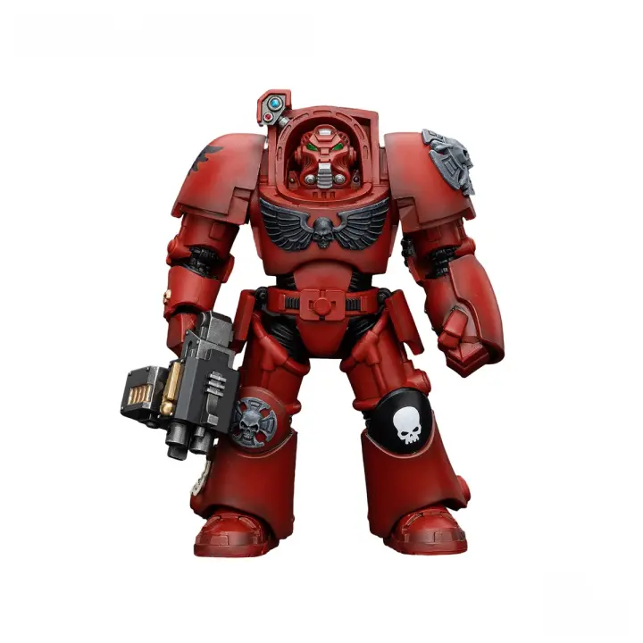 JOYTOY 1/18 Figura de acción 40K Blood Angels Terminator Squad Terminator con Storm Bolter - 1