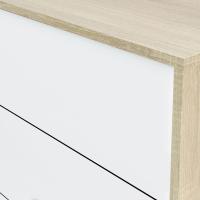 Conjunto de Muebles de Sala de Estar de Roble Canadian y Blanco Cajones, Buffet, Molo Brooklyn - details 4
