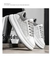Zapatos zapatos de hombre 2025 verano nueva marca de moda transpirable zapatos deportivos suela gruesa aumentando casual pequeño blanco zapatos de junta - details 19